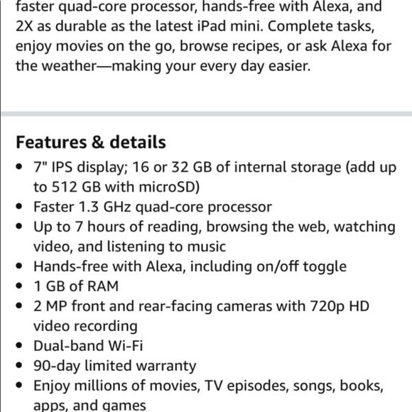 Fire 7 tablet - Picture 3 of 3